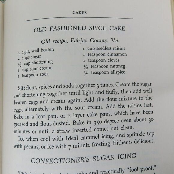 Culinary Gems Kitchens Virginia Cook Book 1952 1st Ed Deep South Cookery Booklet - Picture 8 of 9